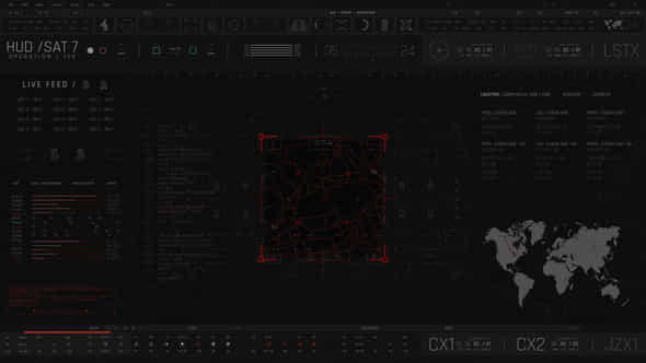 Hud Covert Operations Satellite 7 - VideoHive 52276817