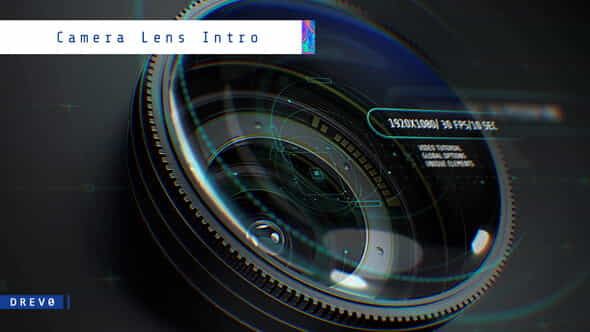 Camera Lens Intro Photographer Cameraman - VideoHive 25459081