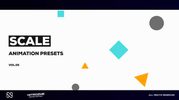 Scale Motion Presets - VideoHive 47667966