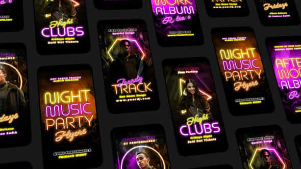 Neon Club Instagram - VideoHive 47197310