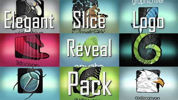 Elegant Slice Logo Reveal Pack - VideoHive 14674906