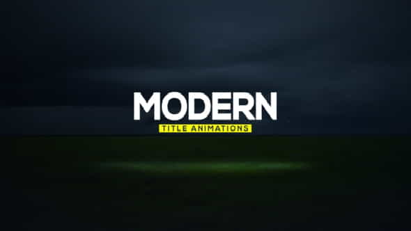 Modern Titles - VideoHive 15003445