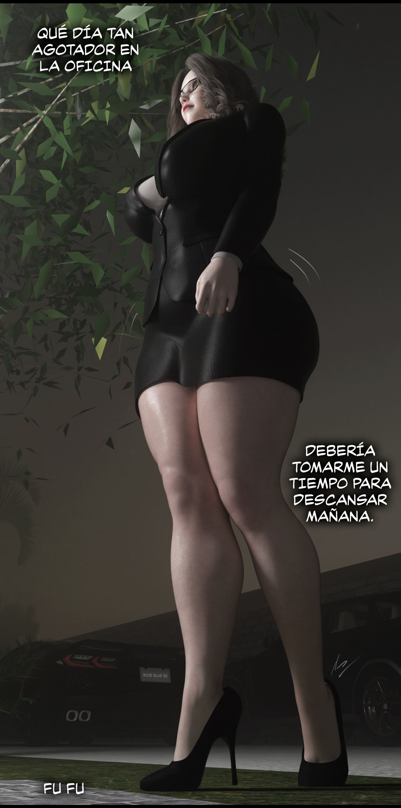 La viuda de mi vecina comic 3D - 110