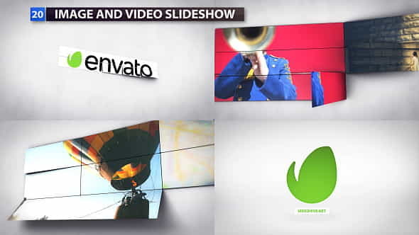Folding Slideshow - VideoHive 9320251
