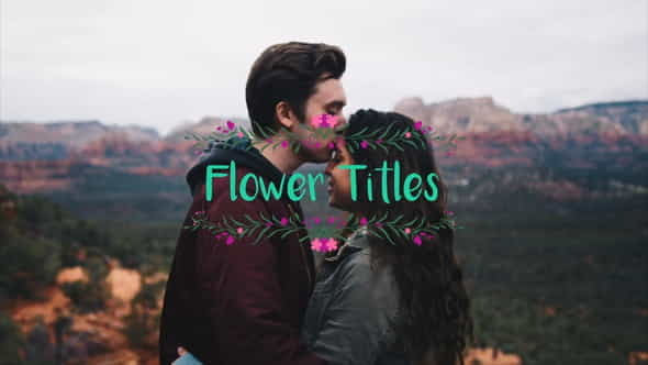 Flower Titles - VideoHive 29655376
