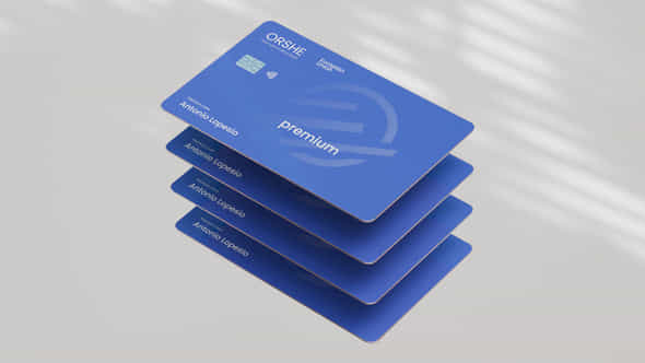 Credit Card Mockup - VideoHive 57256912