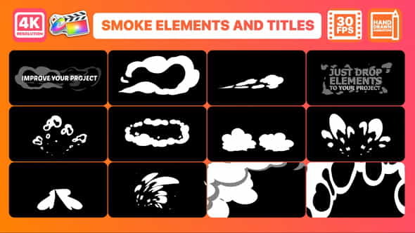 Smoke Pack And Titles | - VideoHive 34130779