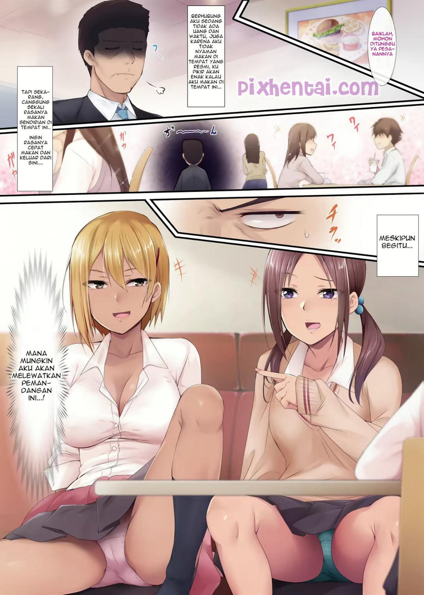 Komik Hentai JK Bitch Gal W Omochikaeri Manga XXX Porn Doujin Sex Bokep 02