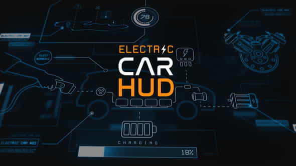 Electric Car HUD - VideoHive 39149452