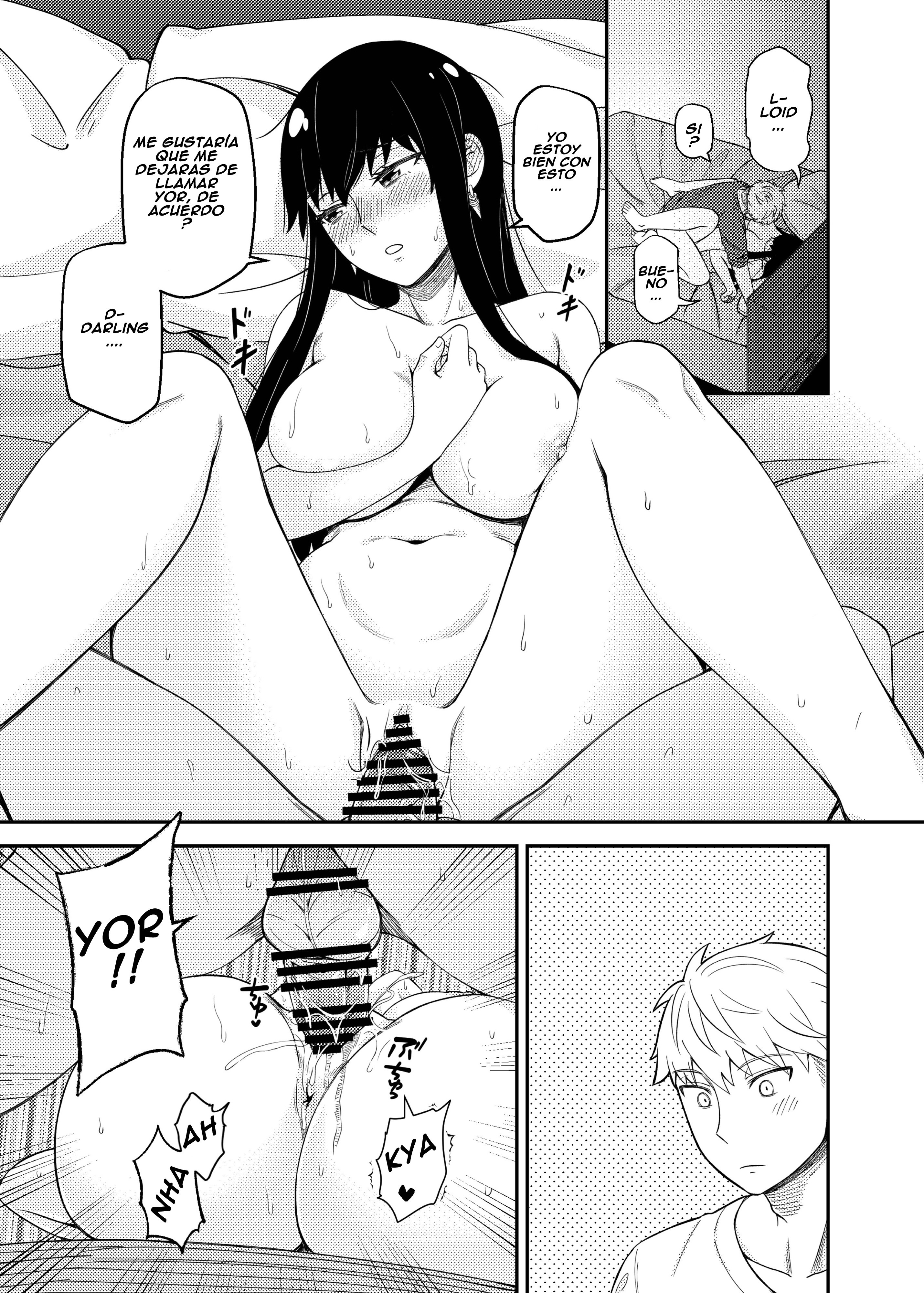 The Model Couple (Spy x Family) xxx comics manga porno doujin hentai español sexo 