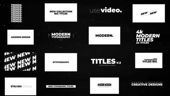 Modern Titles - VideoHive 40056378