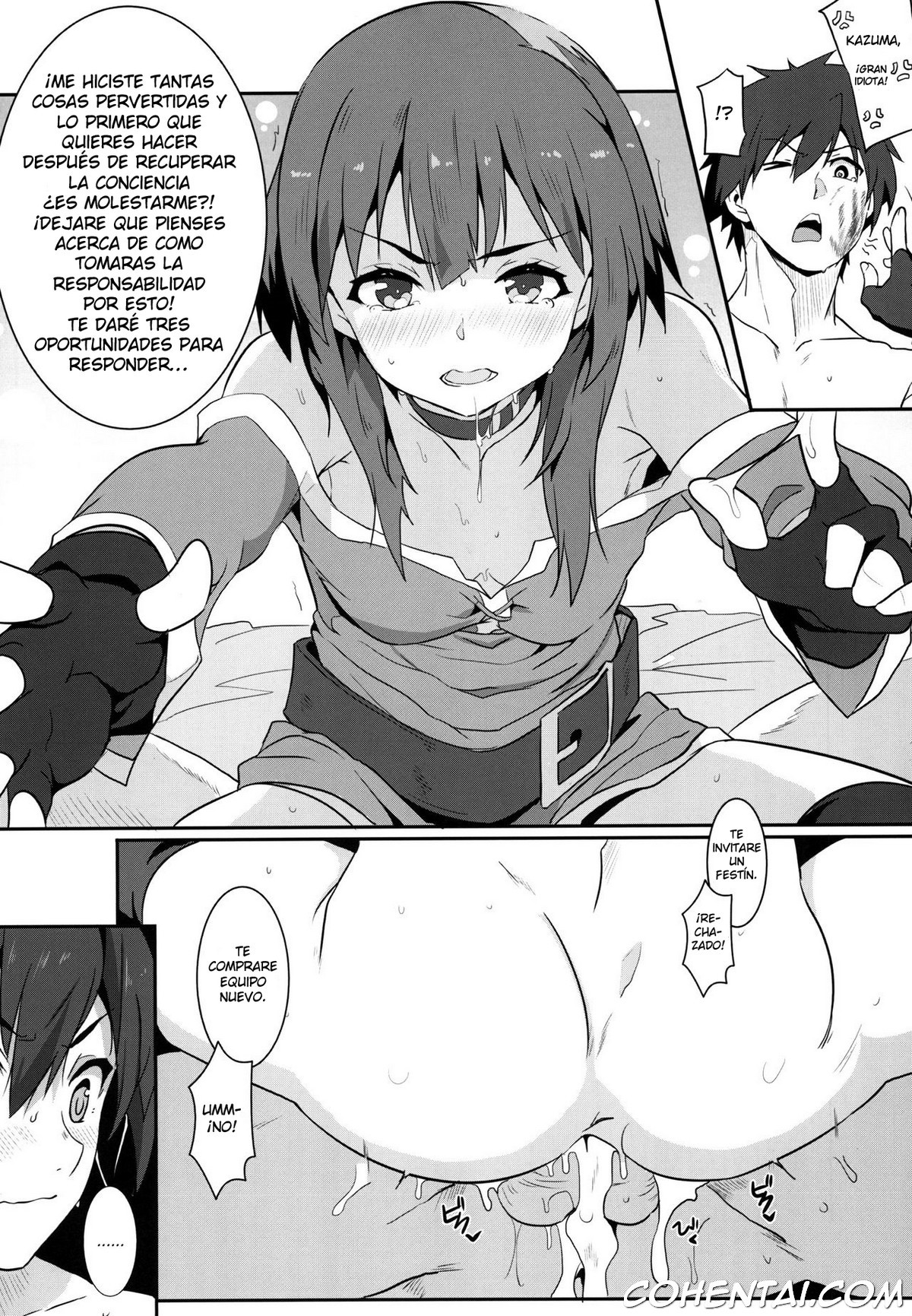 Megumin ni Kareina Shasei o! 4 (Kono Subarashii Sekai ni Syukufuku o!) xxx comics manga porno doujin hentai español sexo 