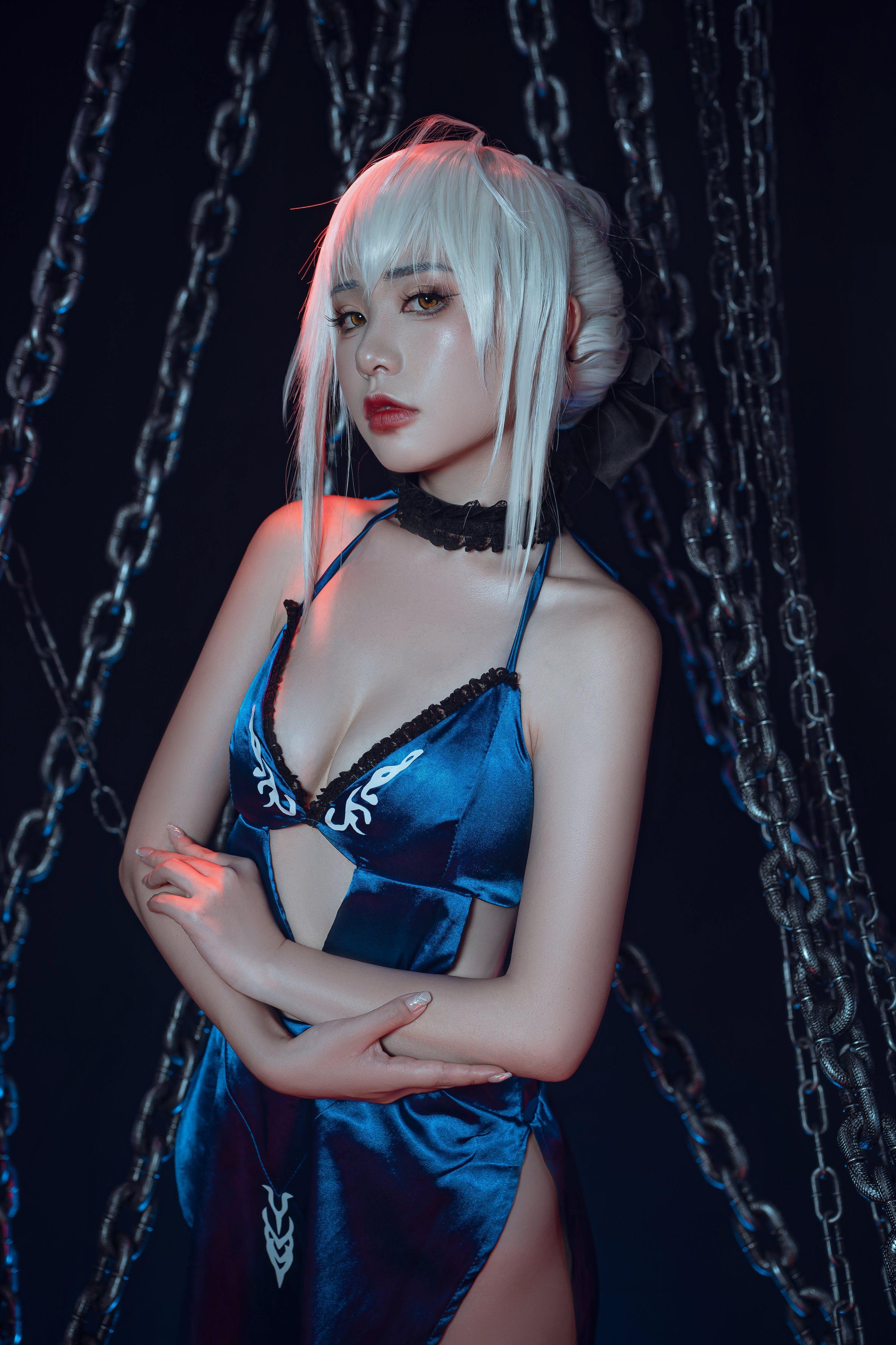 爆机少女喵小吉 Nekokoyoshi - 七月 Fate stay night 黑呆 - Saber Alter(28)