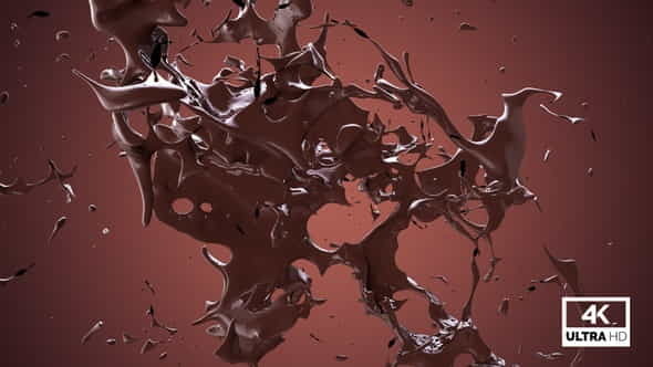 Abstract Chocolate Splash V2 - VideoHive 33514521