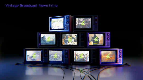 Vintage Broadcast News Intro Opener - VideoHive 58811423
