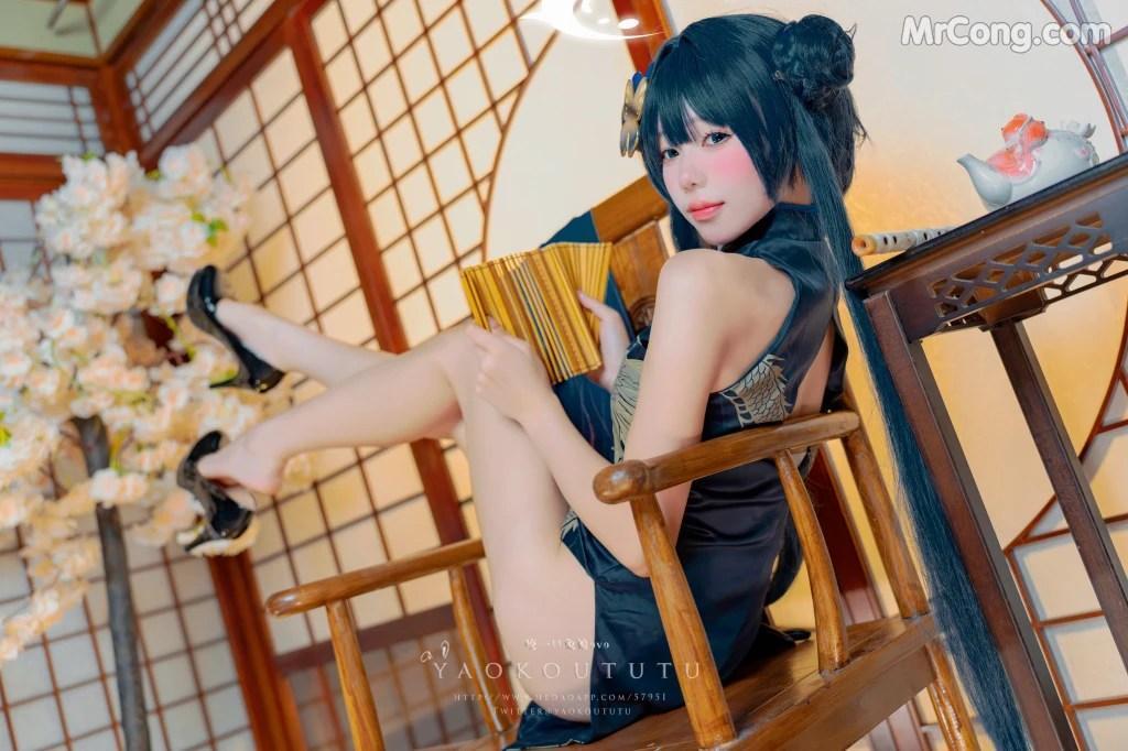 Coser@黏黏团子兔: 碧蓝档案·妃咲&胭脂 (85 photos )(60)