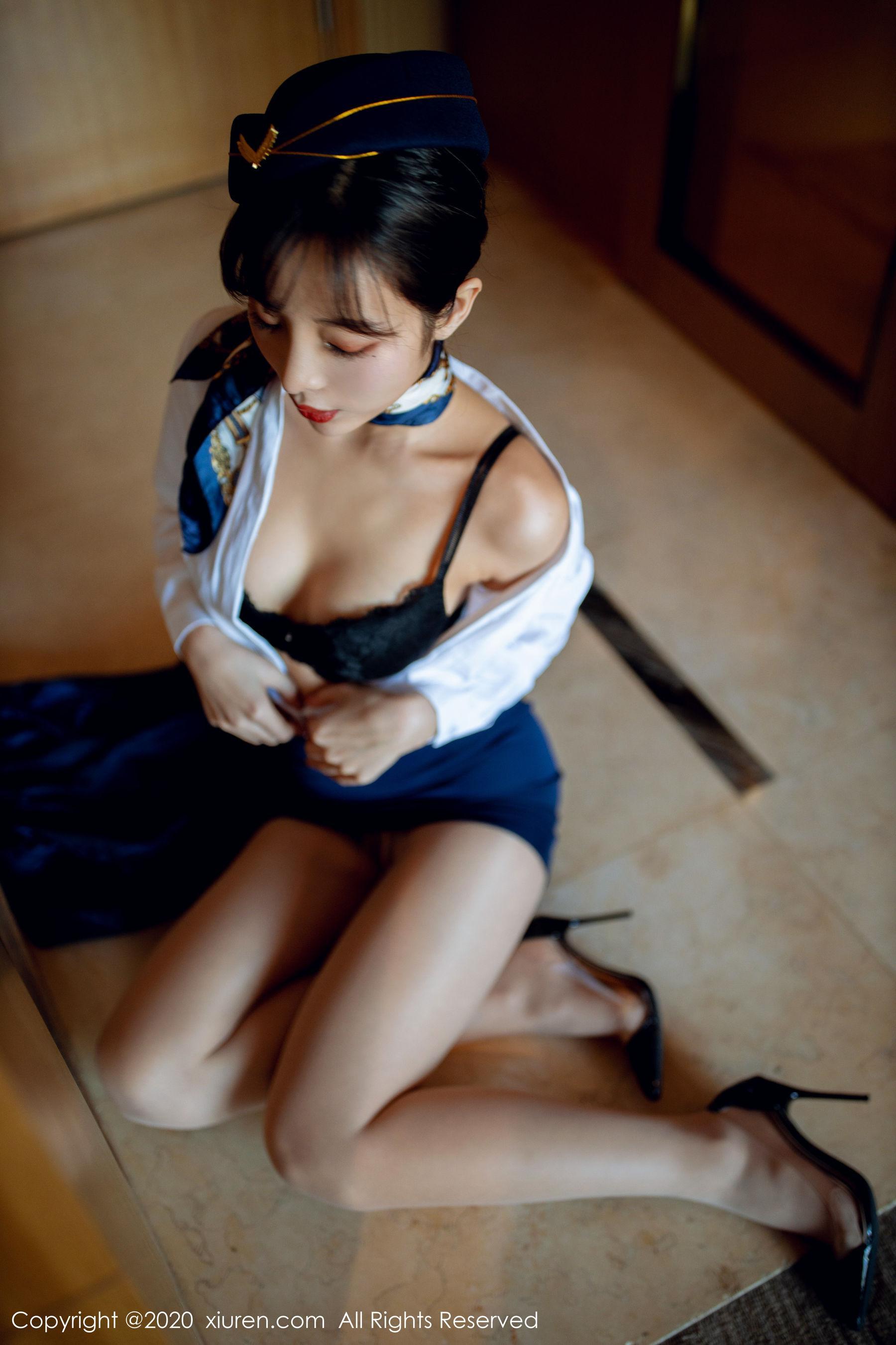 [秀人XiuRen] No.2119 陈小喵《空姐制服》 写真集(3)