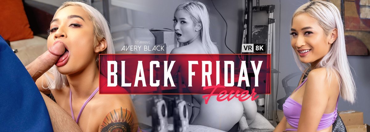 [VRConk.com] Avery Black (Black Friday Fever / 26.11.2021) [2021 ., Asian, Blonde, Blowjob, Cowgirl, Creampie, Doggy Style, Hardcore, POV, Reverse Cowgirl, Shaved Pussy, Shorts, Small Tits, Tattoo, VR, 8K, 3840p] [Oculus Rift / Vive]