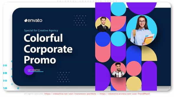 Colorful Corporate Promo - VideoHive 33306240