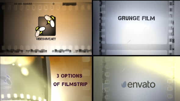 Grunge Film Logo - VideoHive 13581319