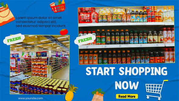 Super Market Slideshow - VideoHive 42120945