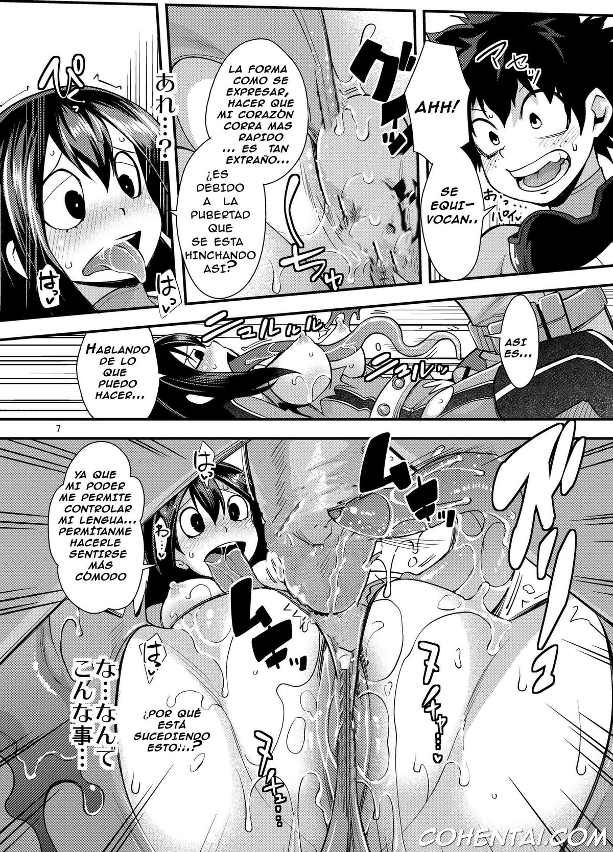 Tsuyu-chan to… Shite (Boku no Hero Academia) xxx comics manga porno doujin hentai español sexo 