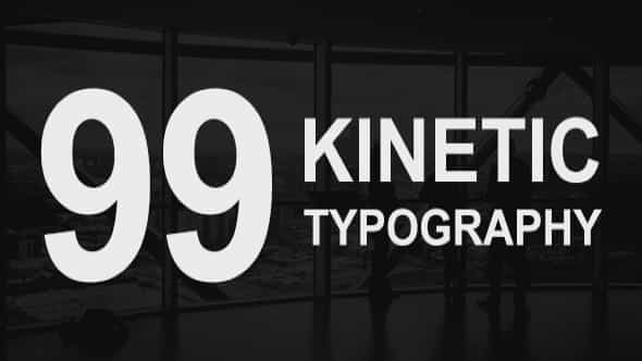 99 Kinetic Titles Pack - VideoHive 17742548