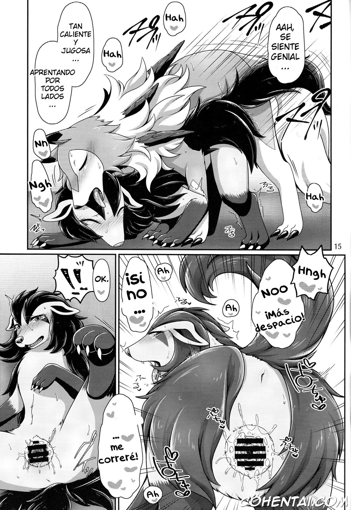 One-sided Love? (Pokémon) xxx comics manga porno doujin hentai español sexo Lycanroc Lycanroc Midday Form Mightyena Pokémon