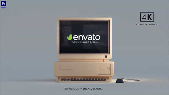 Old Computer Mockup - VideoHive 52723078