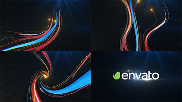Colorful Lines Logo Reveal - VideoHive 21494911
