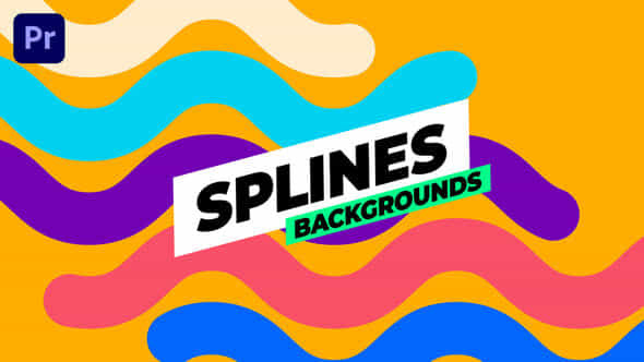Splines Backgrounds - VideoHive 51655435