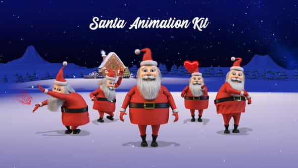 Happy Christmas v2 - Santa - VideoHive 22966551