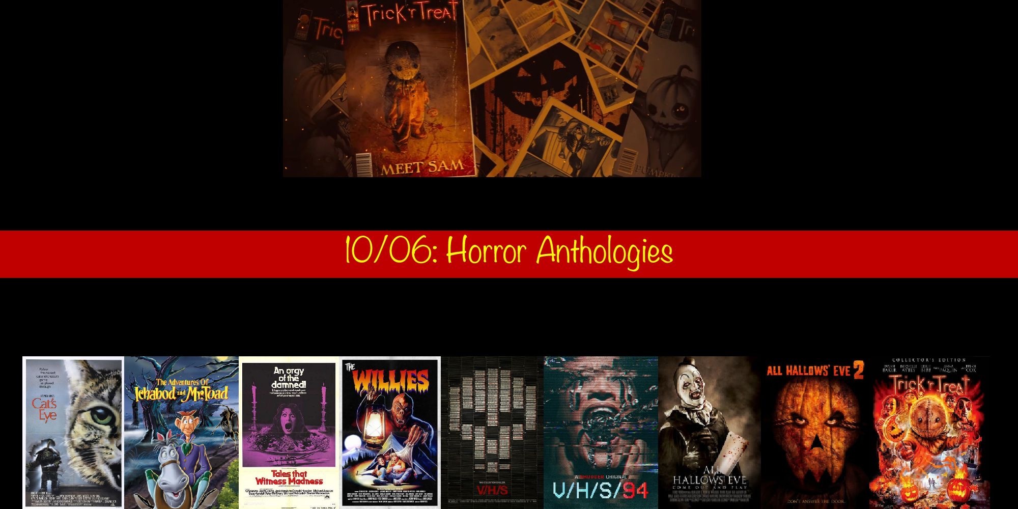 The 19th Annual October Horror Movie Challenge (101 - 1031) ***The List  Thread*** - Page 2 - DVD Talk Forum