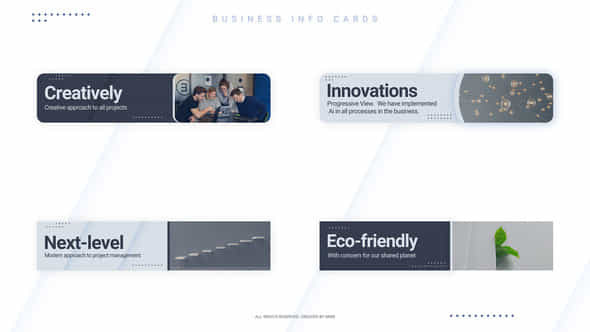 Business Info Cards - VideoHive 57877356