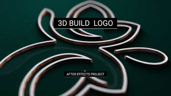 3D Logo Build - VideoHive 41310480