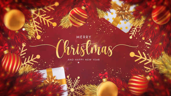 Merry Christmas Text - VideoHive 35129298