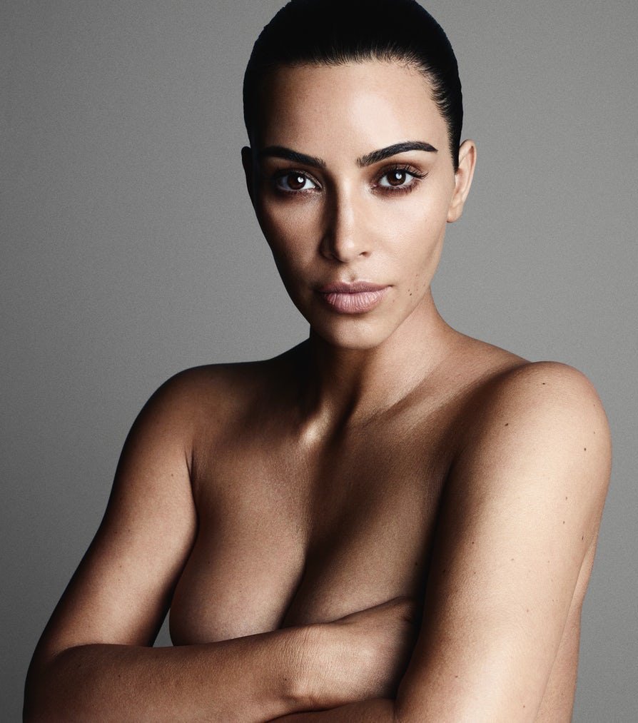 Kim Kardashian Topless