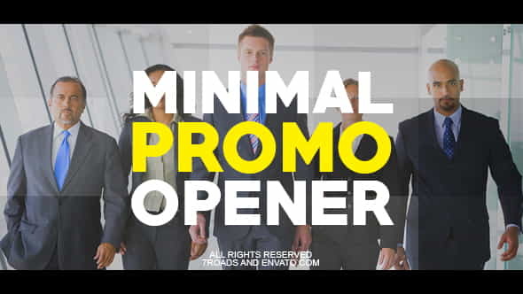 Minimal Promo Opener - VideoHive 21314328