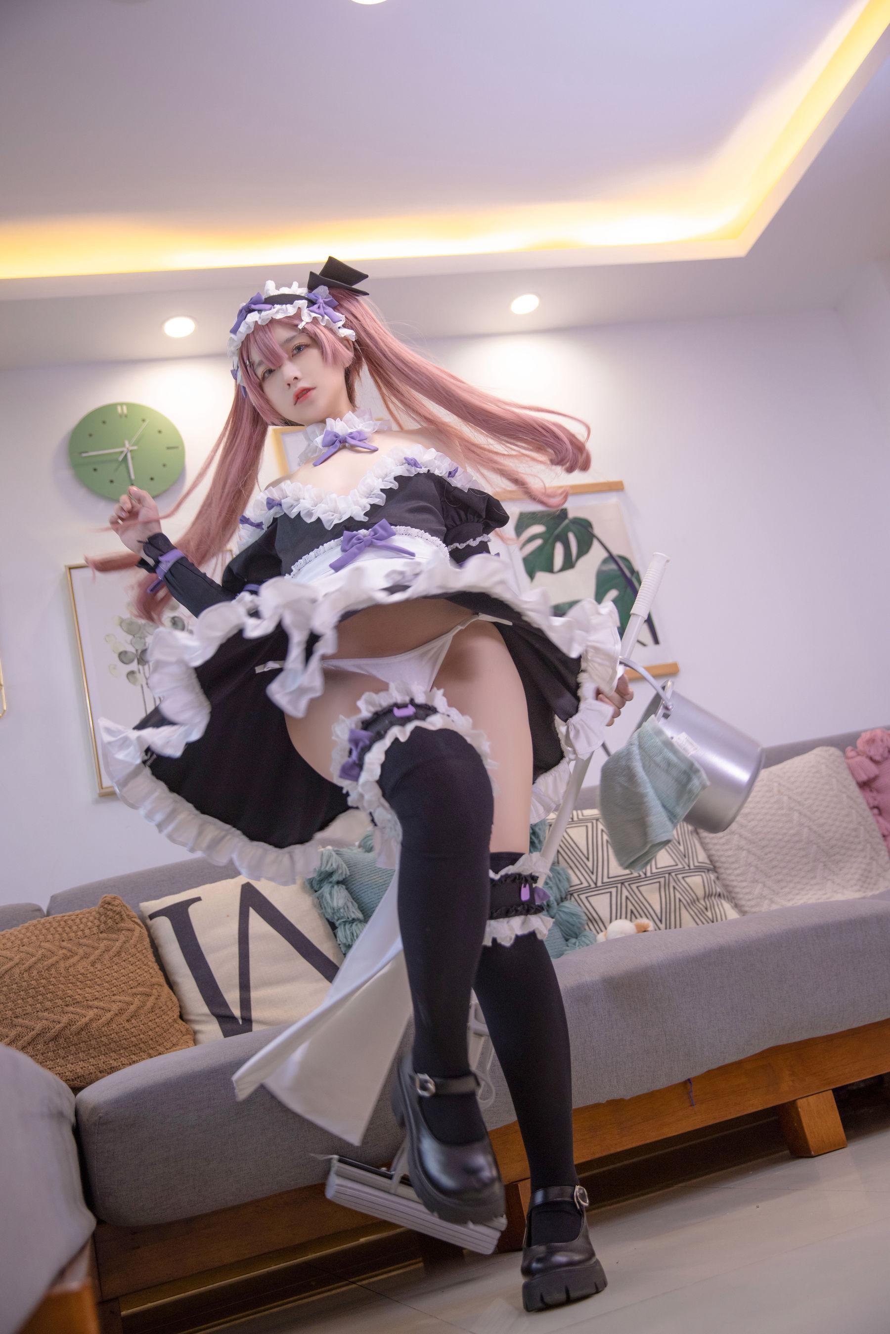 [网红COSER] 动漫博主G44不会受伤 – lade女仆(17)