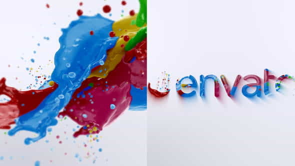 Liquid Paint Splash Logo 2 - VideoHive 27383658