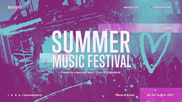 Summer Music FestivalDance Event PromoEDM - VideoHive 20136953