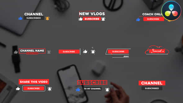 Youtube Subscribe Buttons - VideoHive 36474559