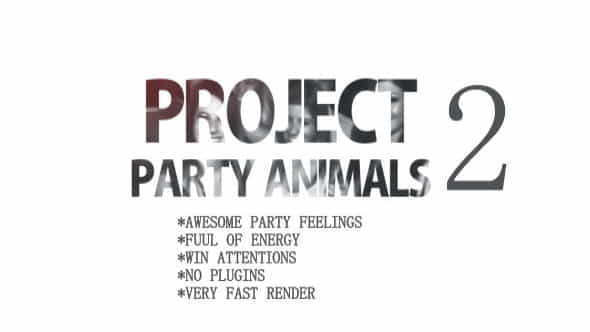 Project Party Animals 2 - VideoHive 9320886