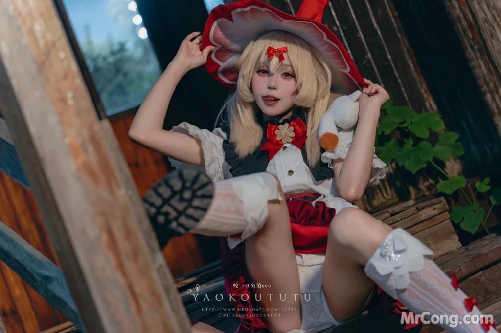 Coser@黏黏团子兔: 琪花星烛·可莉 可莉炸鱼舞 (66 photos )(17)