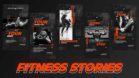 Fitness Stories - VideoHive 37184532