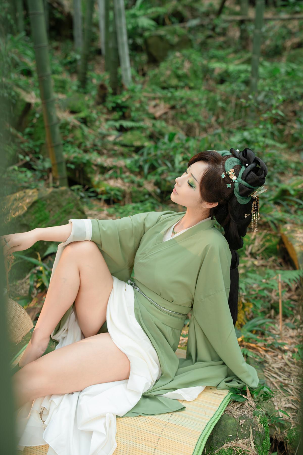 Cosplay Yuuhui玉汇 粽叶仙 Set.01(7)