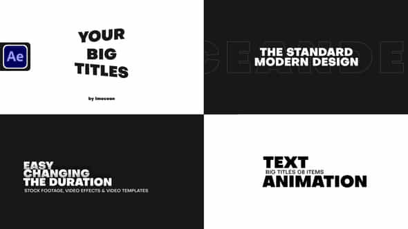 Big Titles X - VideoHive 61389334