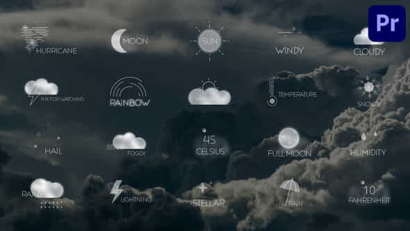 Weather Titles - VideoHive 48542269