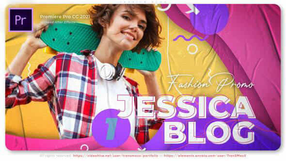 Jessica Blog. Fashion - VideoHive 37388674