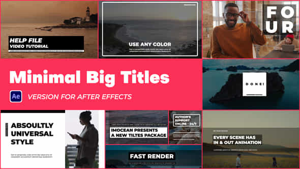 Minimal Big Titles - VideoHive 44730681